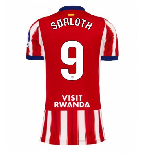 Atletico Madrid Alexander Sorloth #9 Domácí Dres pro Dámské 2026-27 Krátký Rukáv Atletico Madrid Alexander Sorloth #9 Domácí Dres pro Dámské 2026-27 Krátký Rukáv